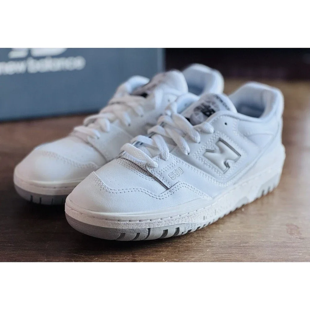 Youth Size 6 New Balance 550 Women’s Size 7.5 White GSB550PB NIB